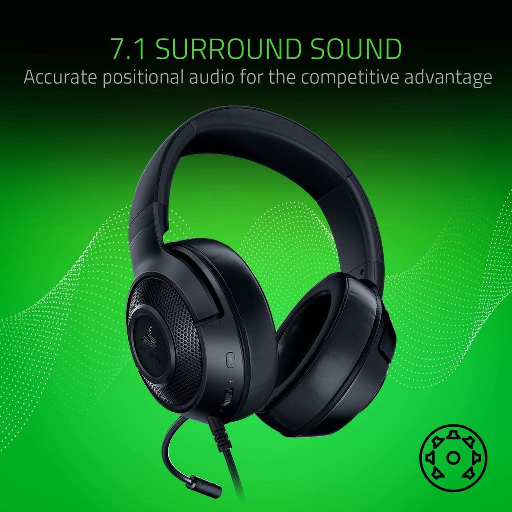Razer Kraken X Ultralight Gaming Headset Black