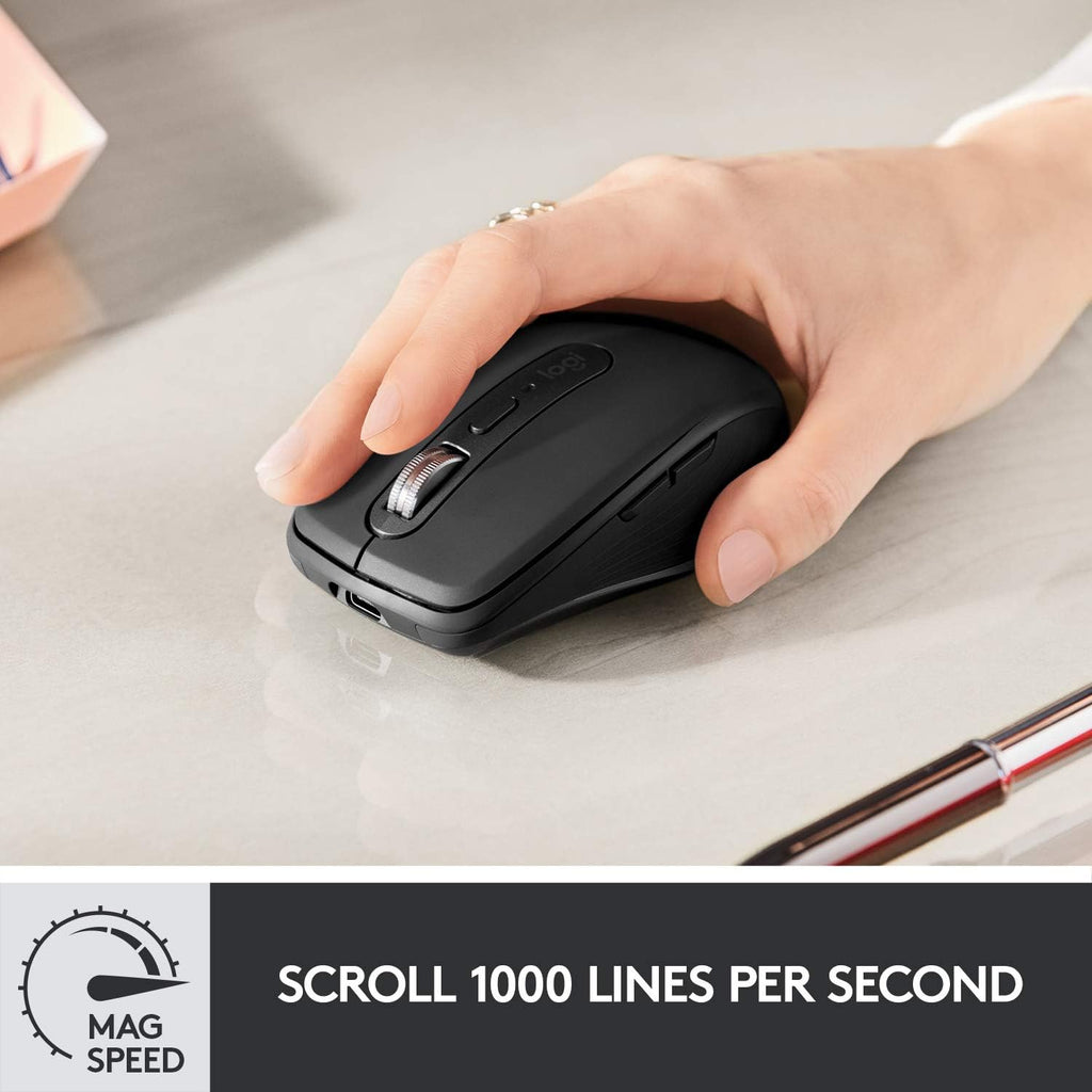 Logitech MX Anywhere 3 Compact Performance Mouse  GRAPHITE