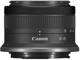 Canon RF-S 18-45mm F4.5-6.3 IS STM Lens, Black