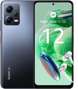 Xiaomi Redmi Note 12 5G Smartphone, 4+128GB, Dual SIM, Onyx Grey(UK Version + 2 Years Warranty)