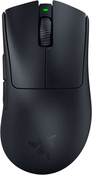 Razer DeathAdder V3 Pro - Lightweight Wireless Ergonomic Esports Mouse (63g Lightweight Design, Focus Pro 30K Optical Sensor, Mouse Switches Gen-3, HyperSpeed Wireless) Black
