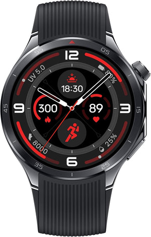 OnePlus Watch 3 Obsidian Titantium, 32GB, 120-Hour Battery, Health & Fitness Tracking, Sapphire Crystal Design, Titanium Bezel, Dual-Engine, Wear-OS by Google