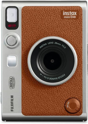 instax mini EVO Hybrid camera and smartphone printer, BROWN