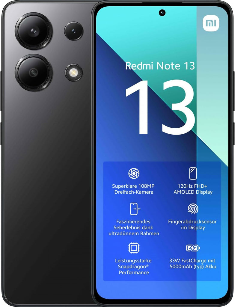 Xiaomi Redmi Note 13 Smartphone 6+128GB - Black