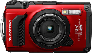 OM SYSTEM Tough TG-7 Digital Camera, Red