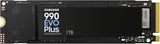 Samsung 990 EVO Plus, 1TB, PCIe 4.0 x4 / 5.0 x2, NVMe2.0 (up to 7150 MB/s), NVMe M.2 (2280), Internal Solid State Drive (SSD), MZ-V9S1T0BW
