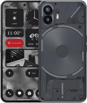 Nothing Phone (2) - 256 GB + 12 GB Ram, Glyph Interface, Nothing OS 2.0, 50 MP Dual Camera,OIS, 6.7” LTPO OLED display, 4700mAh Battery, Water resistant IP54, sim-free mobile Android , Dark Grey