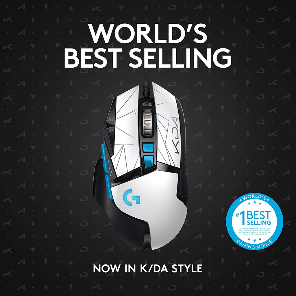 Logitech G502 HERO K/DA High Performance Wired Gaming Mouse