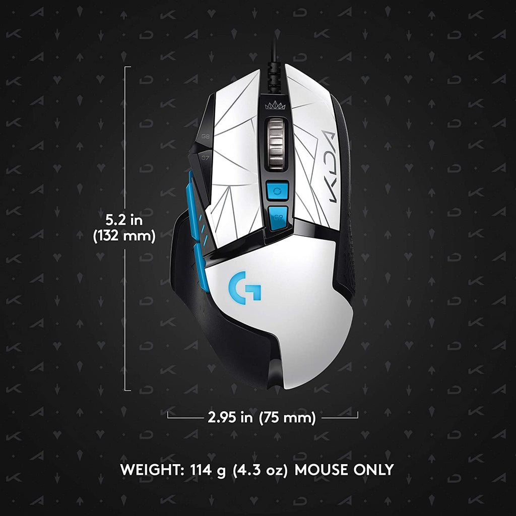 Logitech G502 HERO K/DA High Performance Wired Gaming Mouse
