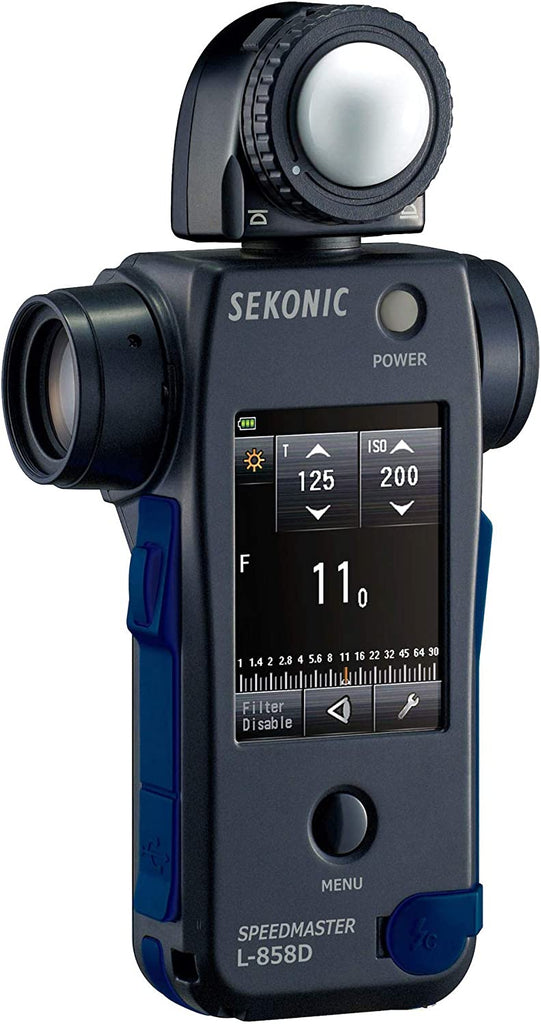 Sekonic L-858D SPEEDMASTER Digital Light Meter - Black/Blue