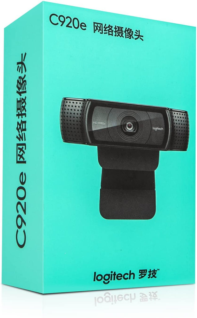 Logitech C920e / C920 HD Webcam, Black (No Tripod)