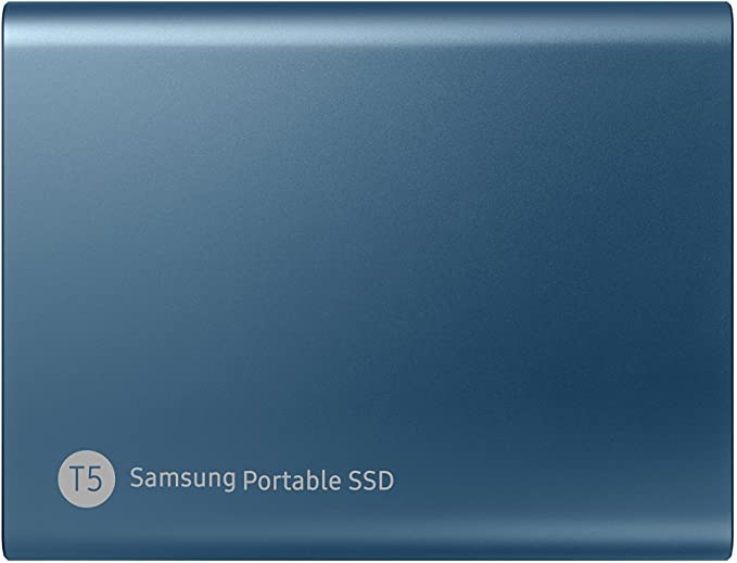 Samsung T5 500 GB USB 3.1 Gen 2 (10 Gbps, Type-C) External Solid State Drive Alluring Blue