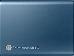 Samsung T5 500 GB USB 3.1 Gen 2 (10 Gbps, Type-C) External Solid State Drive Alluring Blue