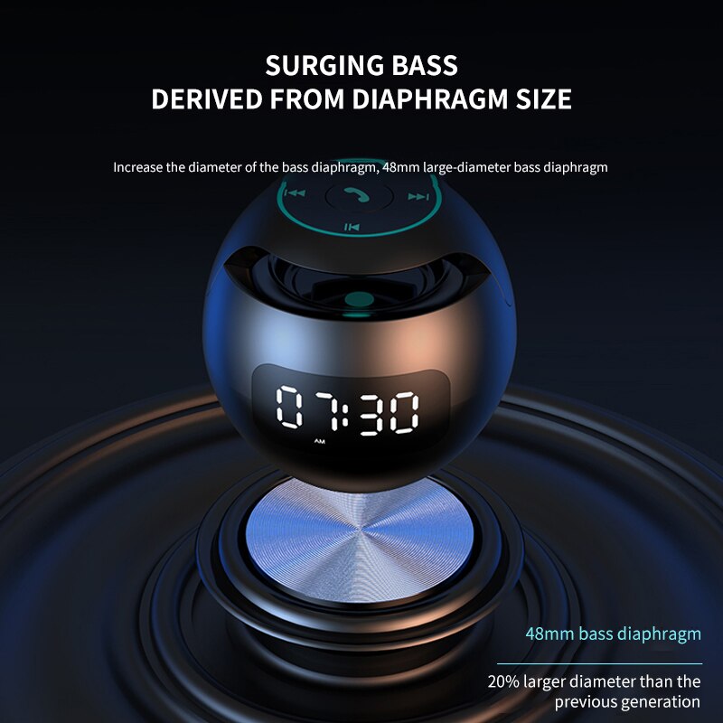 Bluetooth Speaker Mini Portable Home Wireless Overweight Subwoofer Steel Cannon 3D Surround Mobile Phone Player Outdoor