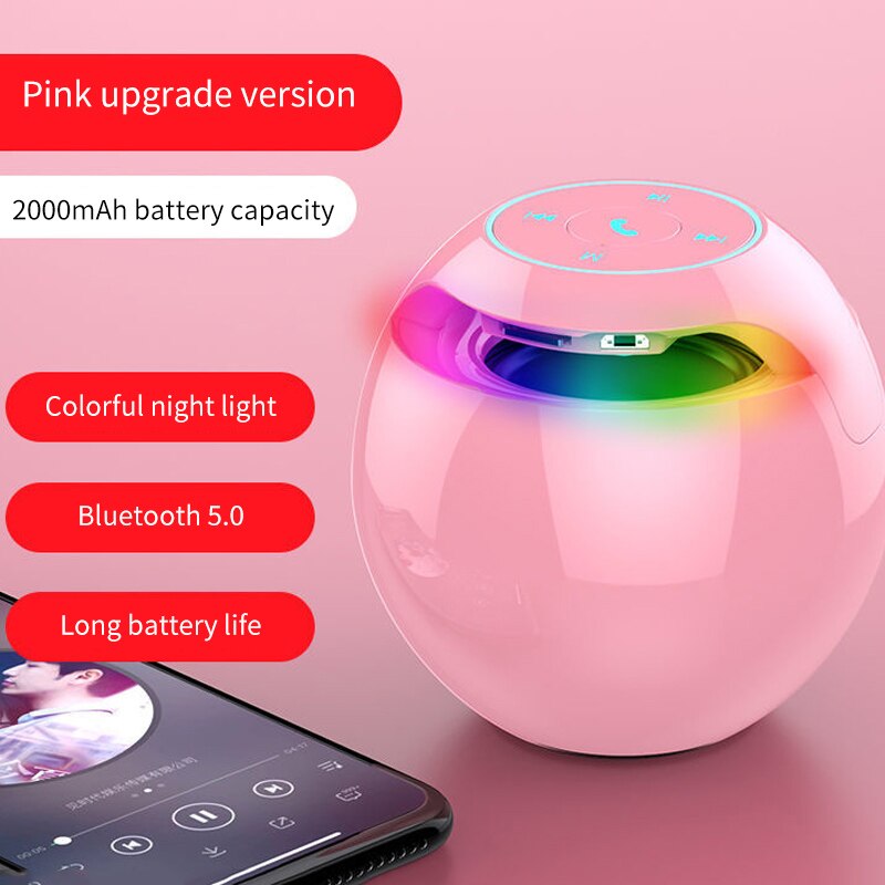 Bluetooth Speaker Mini Portable Home Wireless Overweight Subwoofer Steel Cannon 3D Surround Mobile Phone Player Outdoor