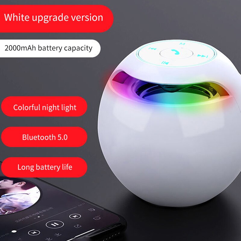 Bluetooth Speaker Mini Portable Home Wireless Overweight Subwoofer Steel Cannon 3D Surround Mobile Phone Player Outdoor
