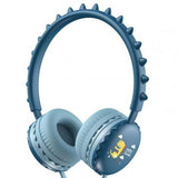 Unisex Macaron Color Wired Headphone Universal 3.5mm Cartoon Cute Dinosaur Over Ear Headset for Mobile Phone Birthday Gift