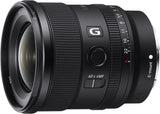 Sony SEL20F18G - Full Frame Lens FE 20mm F1.8 G - A large aperture, ultra-wide angle prime lens for stills and movies