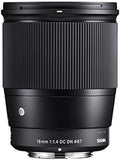 Sigma 16mm f1.4 DC DN Contemporary Lens - Sony E Mount