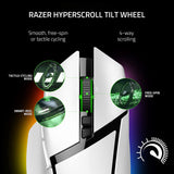 Razer Basilisk V3 Pro - Customizable Wireless Gaming Mouse White