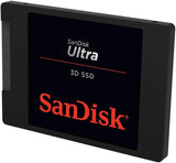 SanDisk Ultra 3D SSD 2TB up to 560MB/s Read / up to 530MB/s Write , Black