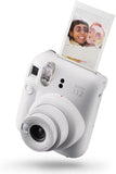 Fujifilm Instax Mini 12 Instant Camera with 40 Shot Film Pack - Clay White