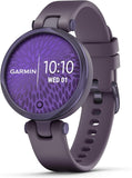 Garmin Lily Smartwatch Sport Edition - Sleep Monitor, Midnight Orchid Bezel with Deep Orchid Case and Silicone Band