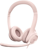 Logitech H390 Wired Headset, Rose