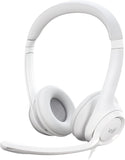 Logitech H390 Wired Headset, White