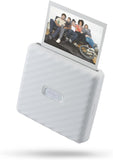 instax LINK Wide portable smartphone instant photo printer, WIDE film format, Ash White