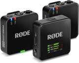 RØDE Wireless GO (Gen 3), Compact Wireless Mic, Pristine Audio, 32-bit Float Recording, Automatic Level Control, for Phones, Cameras and Computers