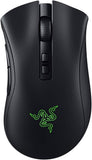 Razer DeathAdder V2 Pro - Wireless Gaming Mouse with Ergonomic Comfort (Optical Switches, Optical Focus + 20K Sensor, Speedflex Cable, Integrated Memory, Programmable) Black