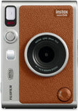 instax mini EVO Hybrid camera and smartphone printer, BROWN