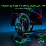 Razer BlackShark V2 - Premium Esports Gaming Headset (TriForce 50mm Drivers, HyperClear Cardiod Mic, Advanced Passive Noise Cancelation, THX Spatial Audio) Black