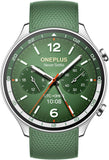 OnePlus Watch 2R with Wear OS 4 by Google,Snapdragon W5 Chipset,Upto 100hrs Battery Life,1.43 AMOLED Display,100+ Sports Mode,Dual Frequency GPS,5 ATM,IP68 & BT Calling [Forest Green]