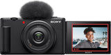 Sony Vlog camera ZV-1F | Digital Camera (Vari-angle Screen, 4K Video, slow motion, Vlog features) - Black