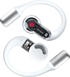 Nothing Ear (open) wireless open headphones with Dual mics and AI Clear Voice, Open Sound Technology, IP54 water resistant, 30 hours of playback and Advanced EQ - White