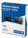 WD Blue SN500 High-Performance NVMe Internal SSD 500GB - WDS500G1B0C