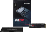 Samsung 980 PRO MZ-V8P1T0BW NVMe M.2 Internal Solid State Drive