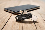 SanDisk 256GB iXpand Flash Drive Go with Lightning and USB 3.0 connectors, for iPhone/iPad, PC and Mac