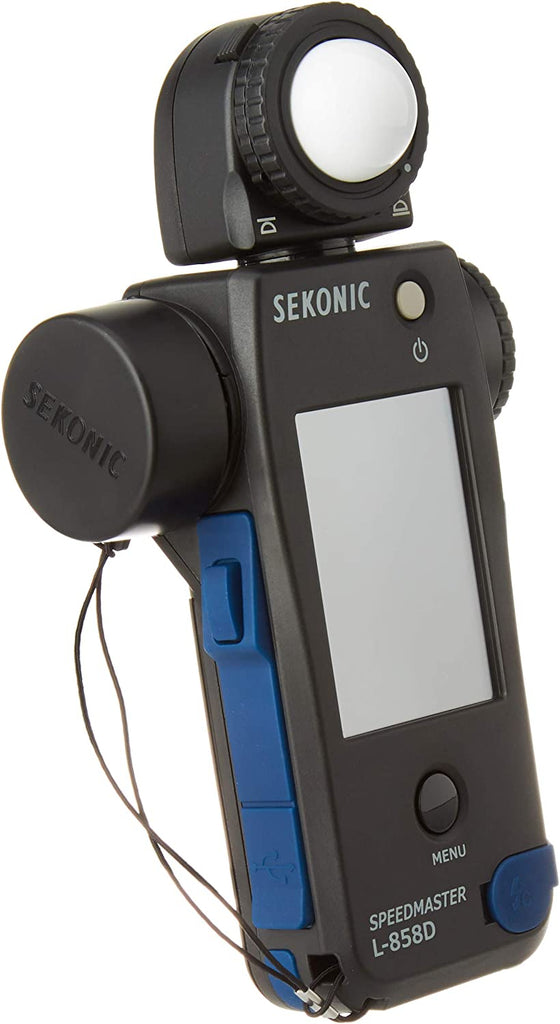 Sekonic L-858D SPEEDMASTER Digital Light Meter - Black/Blue – RosyPro