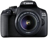 Canon CAMERA EOS 2000D 18-55mm f/3.5-5.6 III - Black