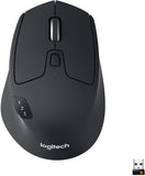 Logitech M720 Triathlon Multi-Device Wireless Mouse, Bluetooth, USB Unifying Receiver, 1000 DPI, 6 Programmable Buttons, 2-Year Battery, Compatible with Laptop, PC, Mac, iPadOS - Grey