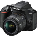 Nikon D3500 + AF-P DX 18–55 VR Kit,24.2 MP DX-format sensor, ISO light + 32G Memory Card,Black