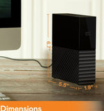 WD 12TB My Book Desktop HDD USB 3.0 with software for device management, backup & password protection works &  PC and Mac