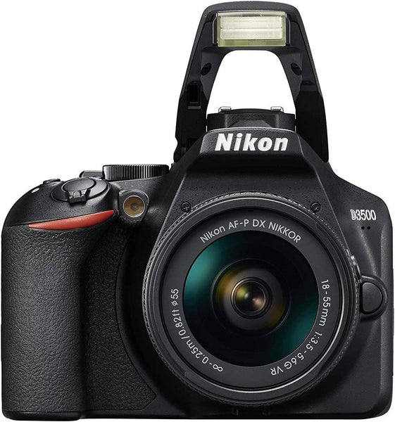 Nikon D3500 + AF-P DX 18–55 VR Kit,24.2 MP DX-format sensor, ISO light ...