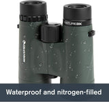 Celestron 71332 Nature DX 8x42 BaK-4 Prism Binoculars, Green