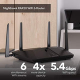 NETGEAR Nighthawk Wifi 6 Router (RAX50) | AX5400 Wireless Speed (up to 5.4 Gbps) | PS5 Gaming Router Compatible