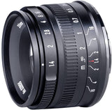 7artisans 35mm F1.4 Mark II APS-C Manual Focus Fixed Lens Large Aperture for Sony E Mount Mirrorless Cameras