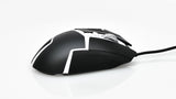 Logitech G502 HERO High Performance Gaming Mouse Special Edition, HERO 25K Sensor, 25 600 DPI, RGB, Adjustable Weights, 11 Programmable Buttons, On-Board Memory, PC/Mac - Black/White